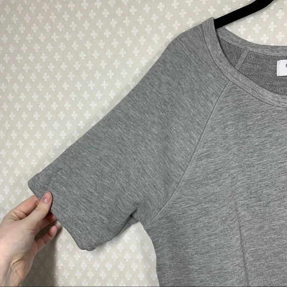 Everlane Grey Knit Short Sleeve Top - Picture 2 of 6